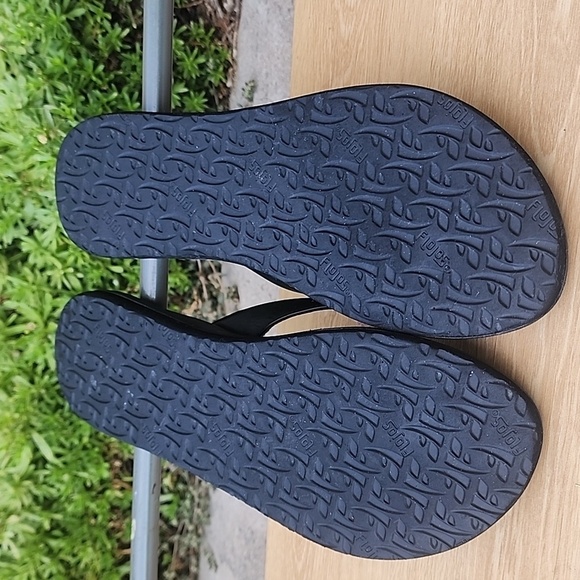 FloJos Josie Black/Pink Flip Flips Womens Size 11 - Picture 10 of 12